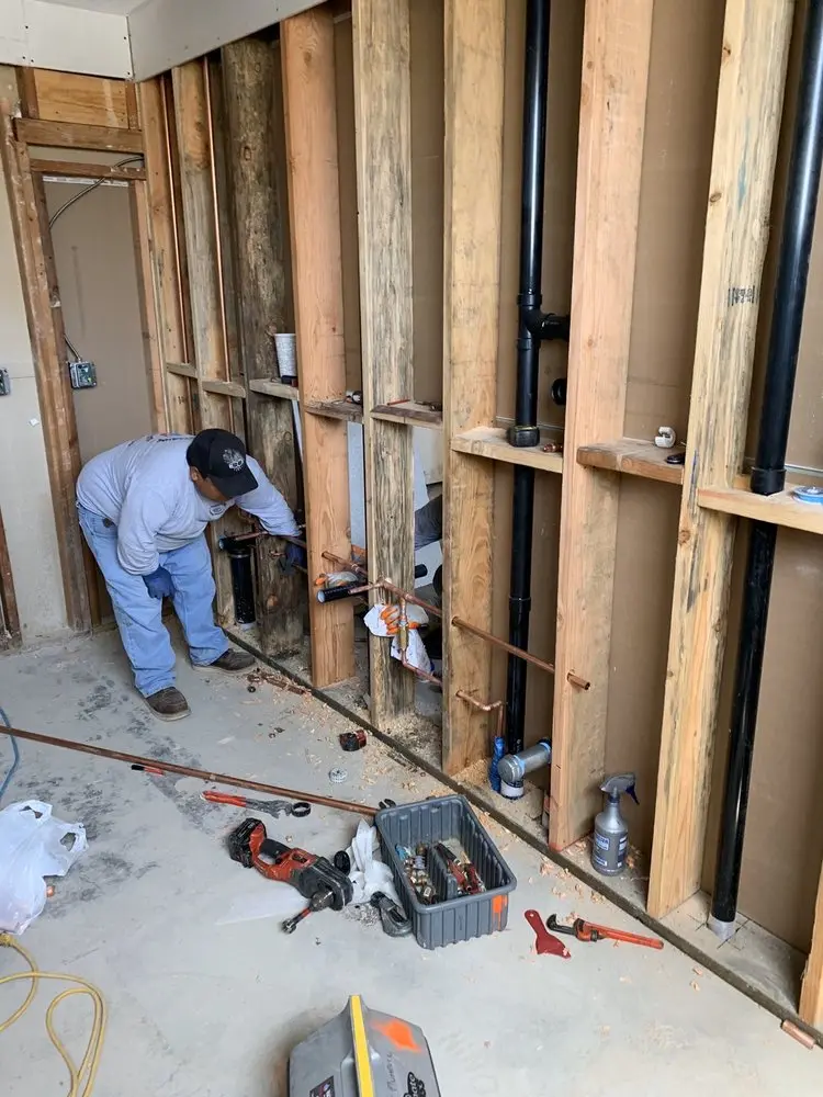 Commercial rough-in plumbing for Water Heater Replacement in Agawam Town